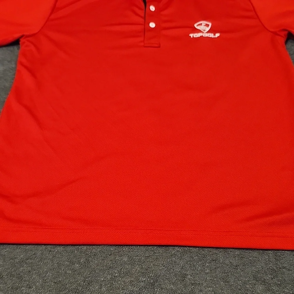 Top Golf Red Polo - Medium Activewear - Picture 6 of 11